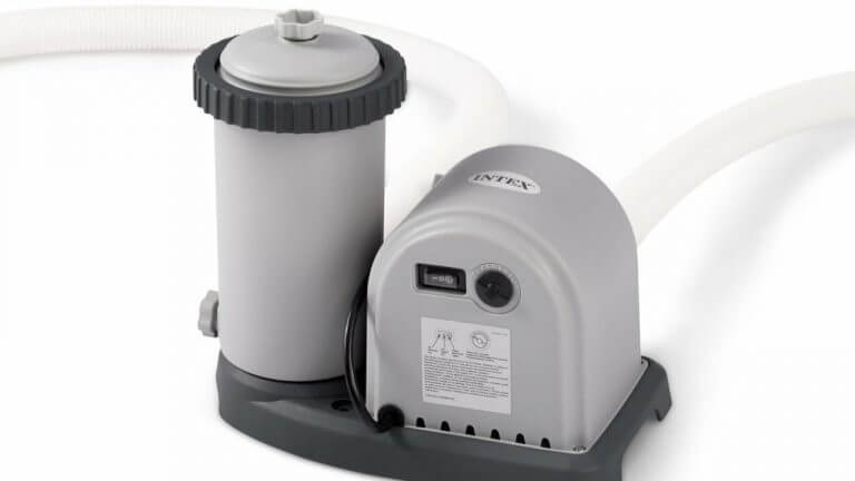 Intex 28635EG Krystal Clear Cartridge Filter Pump for Above Ground Pools, 1500 GPH Pump Flow Rate, 110-120V with GFCI